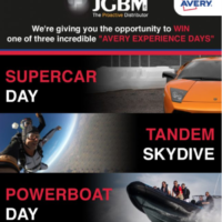 Win a fantastic Experience Day with JGBM and Avery Win a fantastic Experience Day with JGBM and Avery