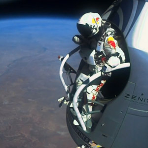 Supersonic Freefall from 128,000 ft!