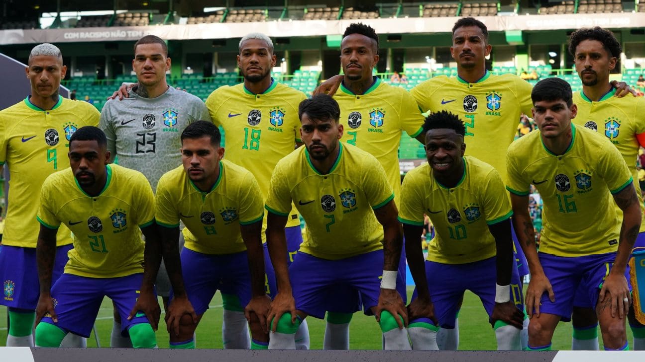 team photo for Brazil