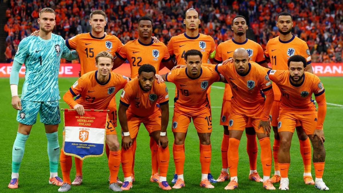 team photo for Netherlands