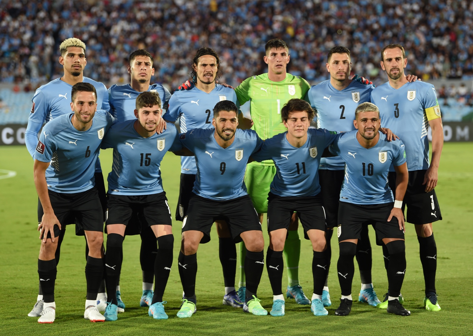 team photo for Uruguay